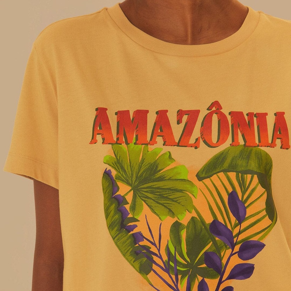 Yellow Amazônia Graphic Tee